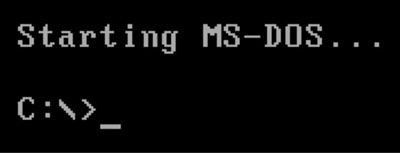 md dos c prompt