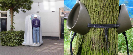 outdoor urinals