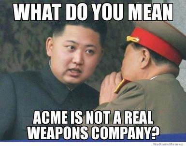 acme weapons company in north korea