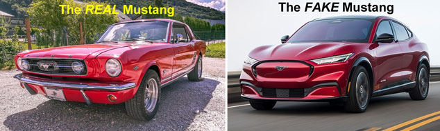 Ford Mustangs compared